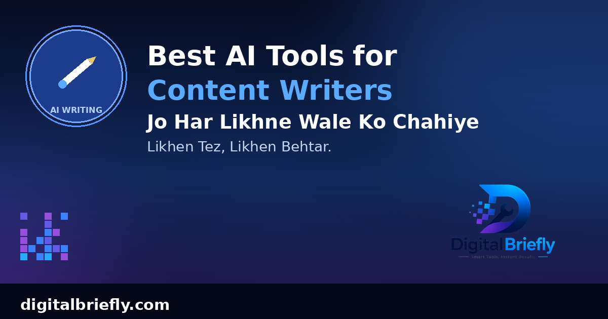 Best AI Tools for Content Writers