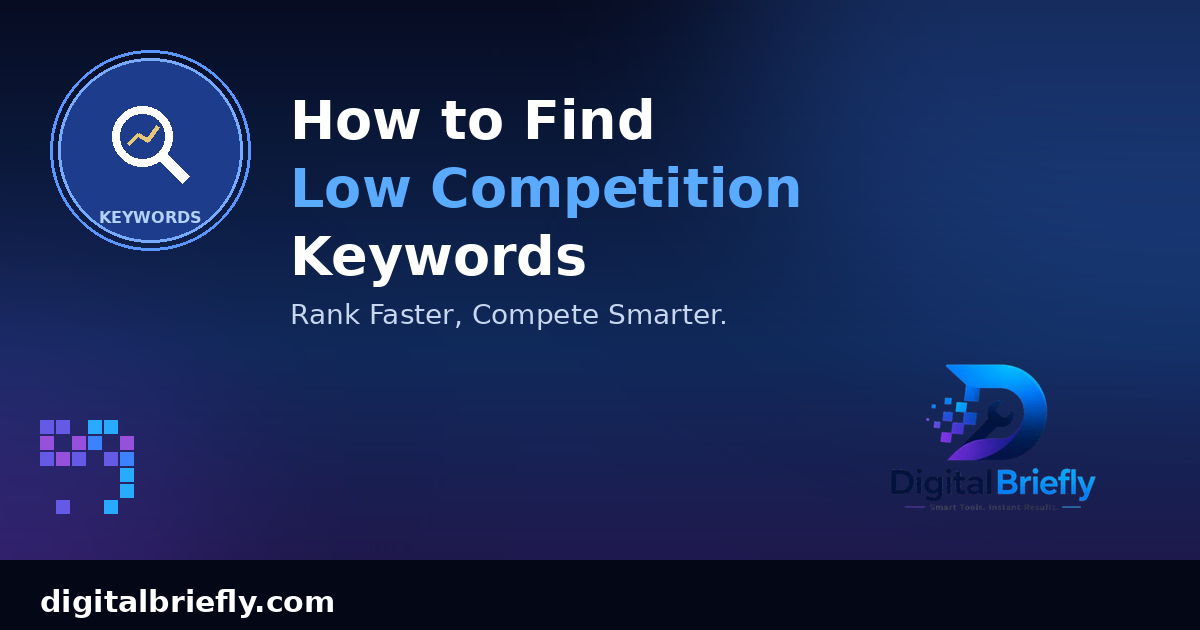 Low Competition Keywords Kaise Dhoondain